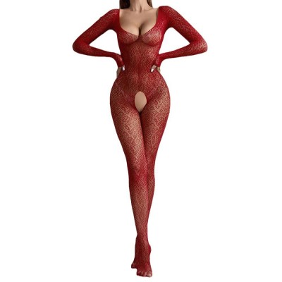 JT Cheetahs Sexy Crotchless Bodystocking Multi-Colors