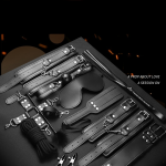 LYJ Leather Plush 10-Piece Bondage Set