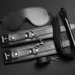 LYJ Leather Plush 10-Piece Bondage Set