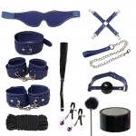 LYJ Single Side Leather 12-Piece Bondage Set