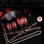 LYJ Punisher Prim Leather 8-Piece Bondage Set
