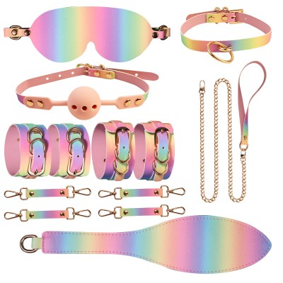 LYJ Rainbow 8-Piece Bondage Set