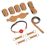 LYJ Premium Wool Skin Lucky 7-Piece Bondage Set