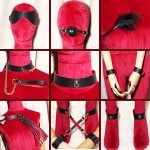 LYJ Batman PU 11-Piece Bondage Set