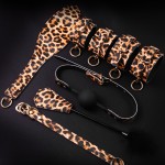 LYJ Leopard Print 10-Piece Bondage Set