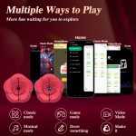 Rose Toy BlossomTouch Smart Vibrate Nipple Clamps