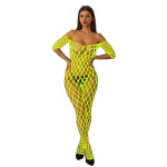 JT Eggshell Crotchless Bodystocking Multi-Colors