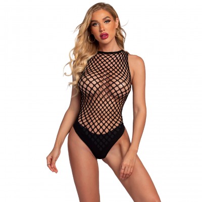 JT Lace Net Halter Bodystocking Multi Colors