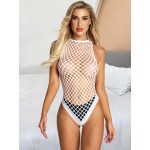 JT Lace Net Halter Bodystocking Multi Colors