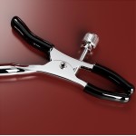 Leather Strip Stimulating Nipple Clamps