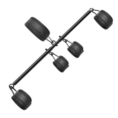 Adjustable Restraint Bar Neck Hand and Ankle Cuffs