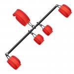 Adjustable Restraint Bar Neck Hand and Ankle Cuffs