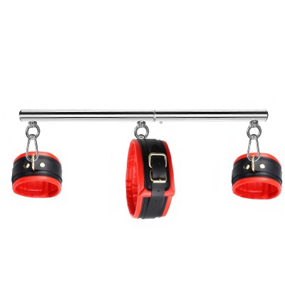 Adjustable Restraint Bar Hand and Neck Cuffs