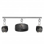 Adjustable Restraint Bar Hand and Neck Cuffs